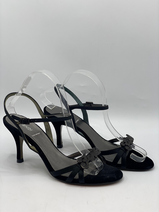 Sandalias Negras Fendi (39)