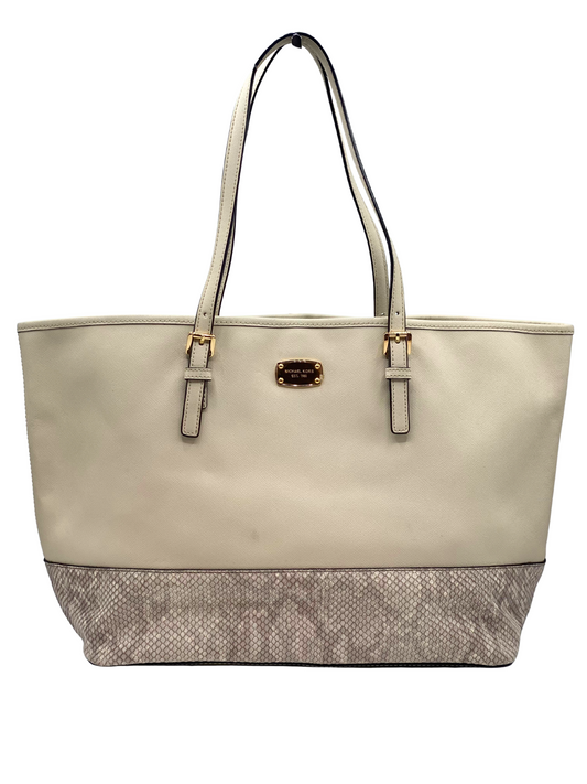 Cartera Blanca Michael Kors Tote Bag