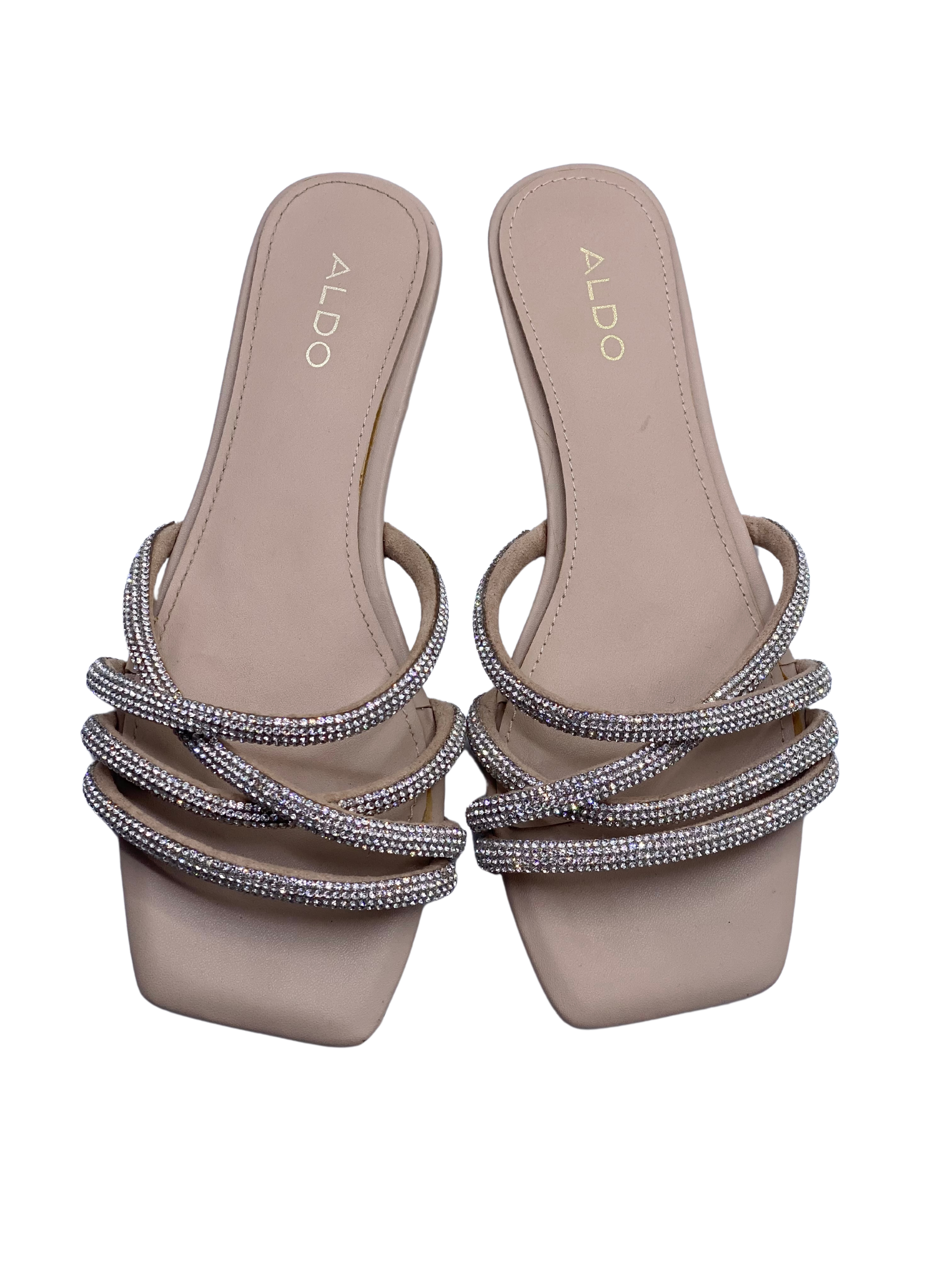 Sandalia Aldo Flat con Brillo (36.5)