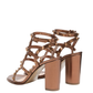 Sandalias Bronce Valentino Garavani Rockstud (37.5)