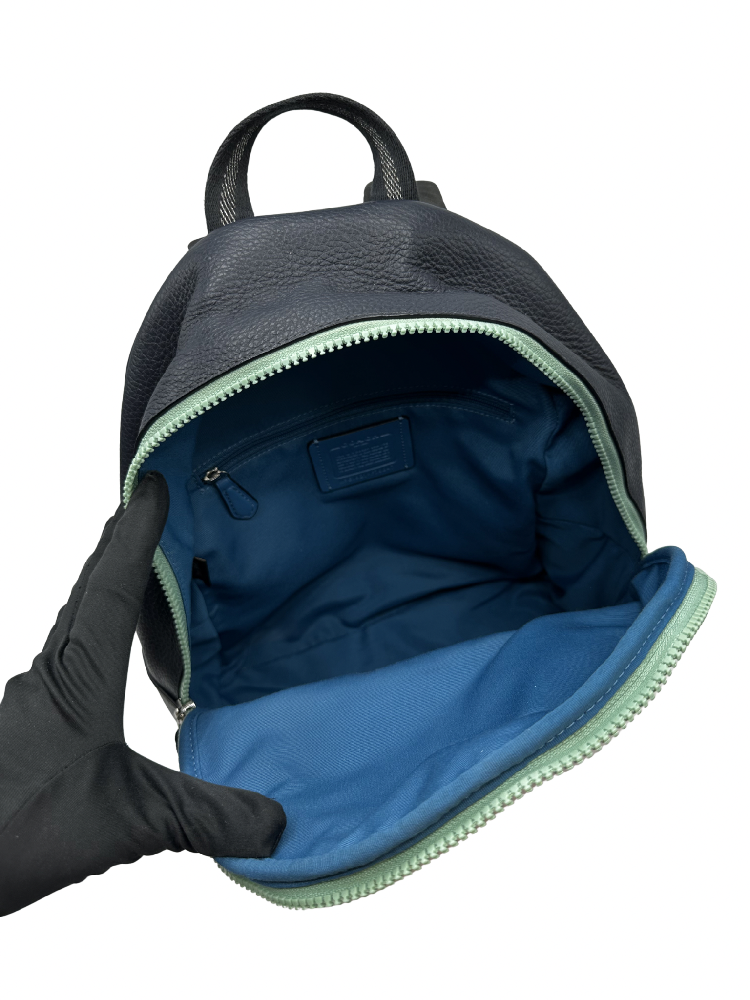 Mochila Coach Azul Vale Slingpack