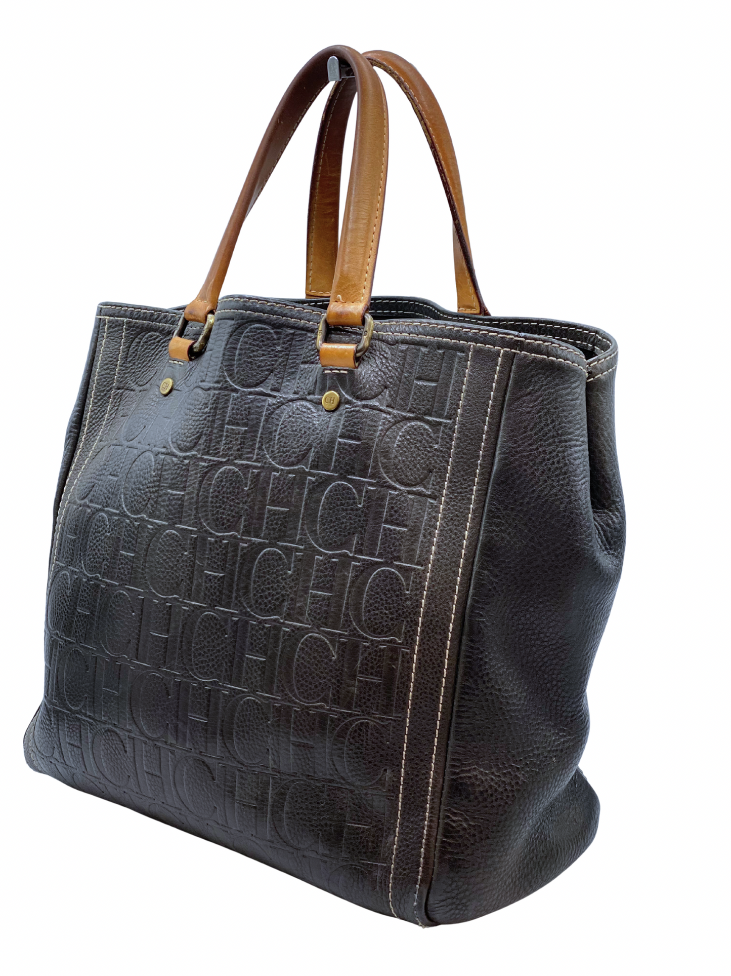 Bolso Negro Carolina Herrera Monogram