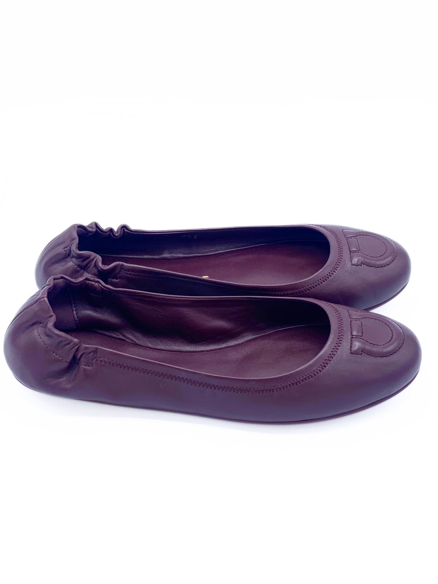 Chatita Salvatore Ferragamo Ballerina Wine (37.5)