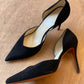 Pumps Gamuzados Celine D Orsay (37)