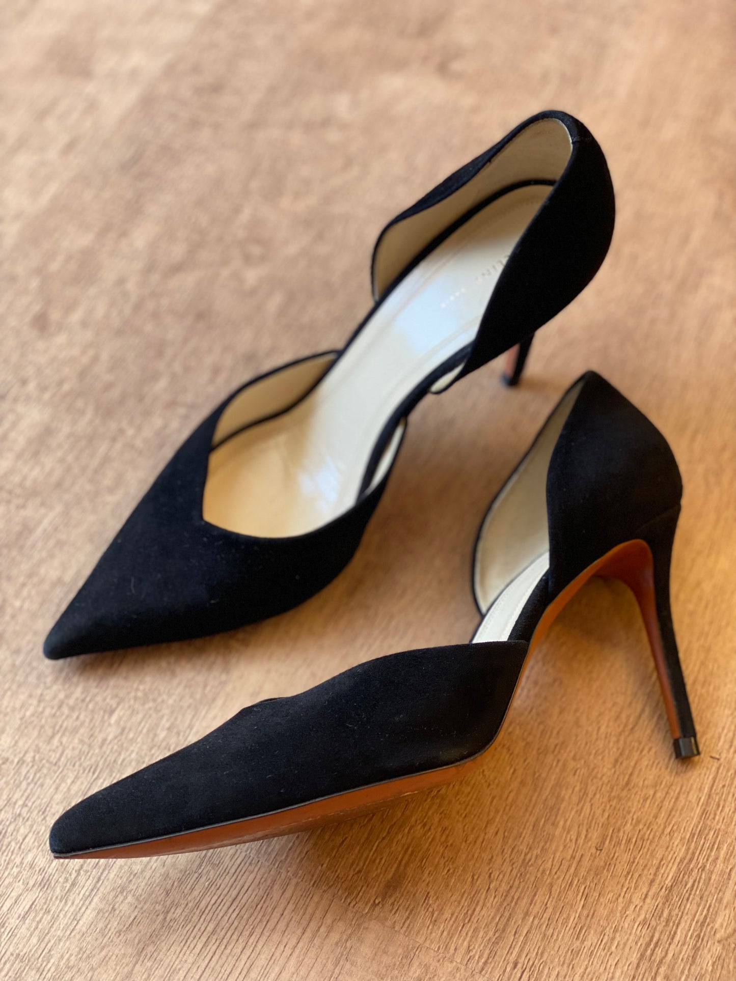 Pumps Gamuzados Celine D Orsay (37)