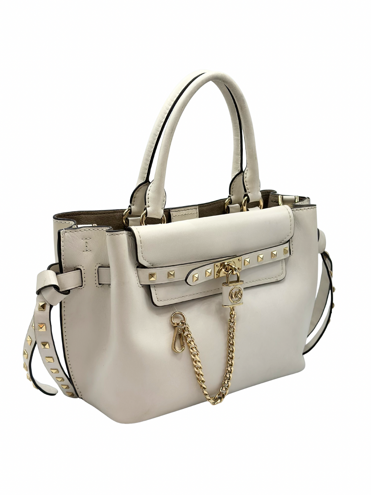 Cartera Blanca Michael Kors Hamilton Legacy