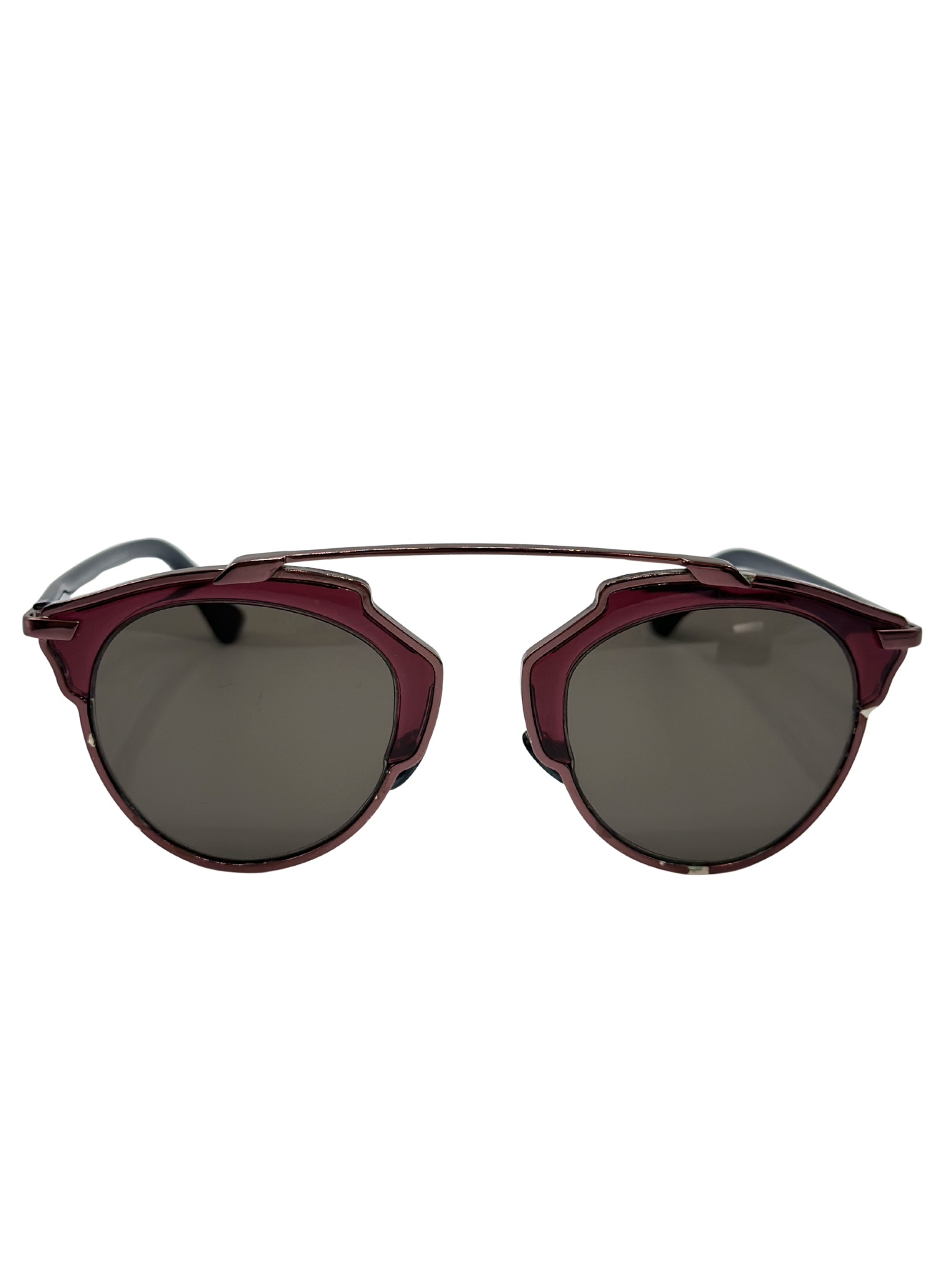 Lente de Sol Dior So Real Burgundy Blue Metal