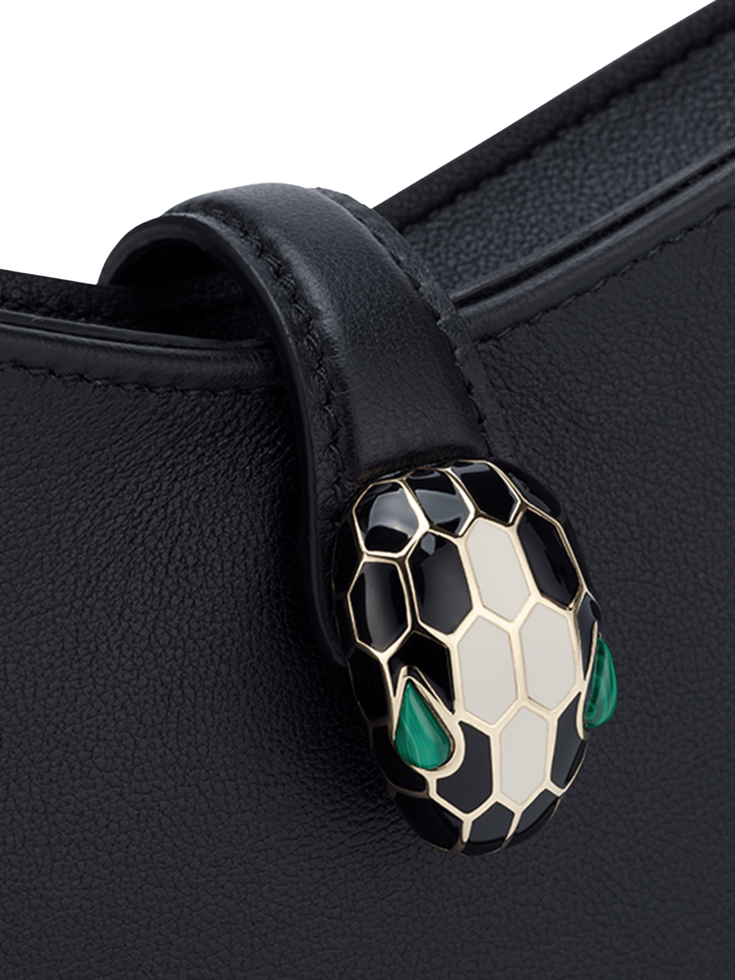 Cartera Negra Bvlgari Serpenti Baia