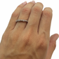 Anillo Delicado Estilo Eternity en Oro  Blanco 18k con Diamantes Naturales