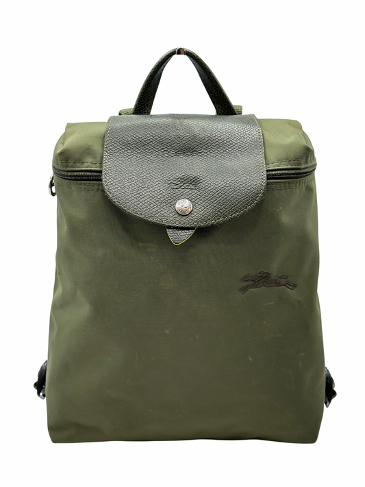 Mochila Verde Longchamp Le Pliage