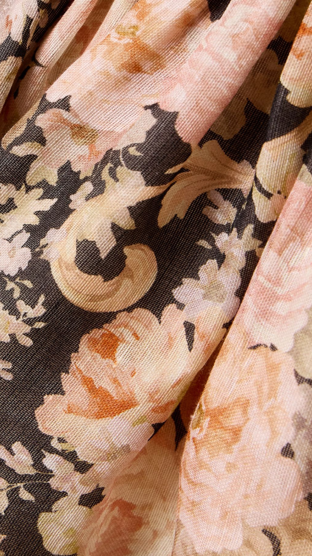 Vestido Corto con Estampado Floral Zimmermann (Talle 2)