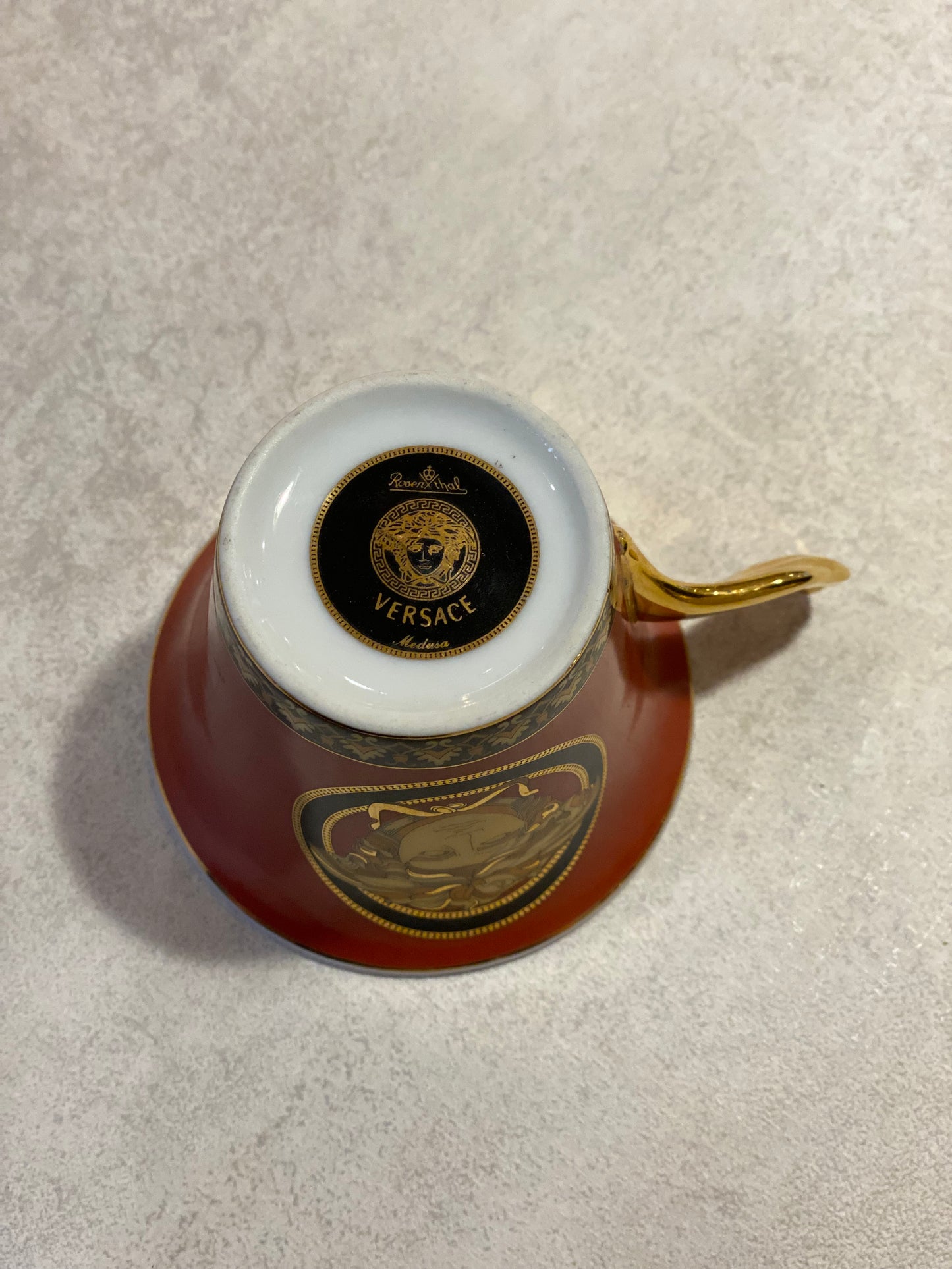 Juego de Té Porcelana Rosenthal x Versace Medusa