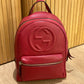 Mochila Gucci Soho Chain Backpack Red