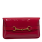 Clutch Gucci Horsebit Rojo Frambuesa
