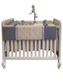 Cuna de Cuna Bella con Chichonera y Colchón