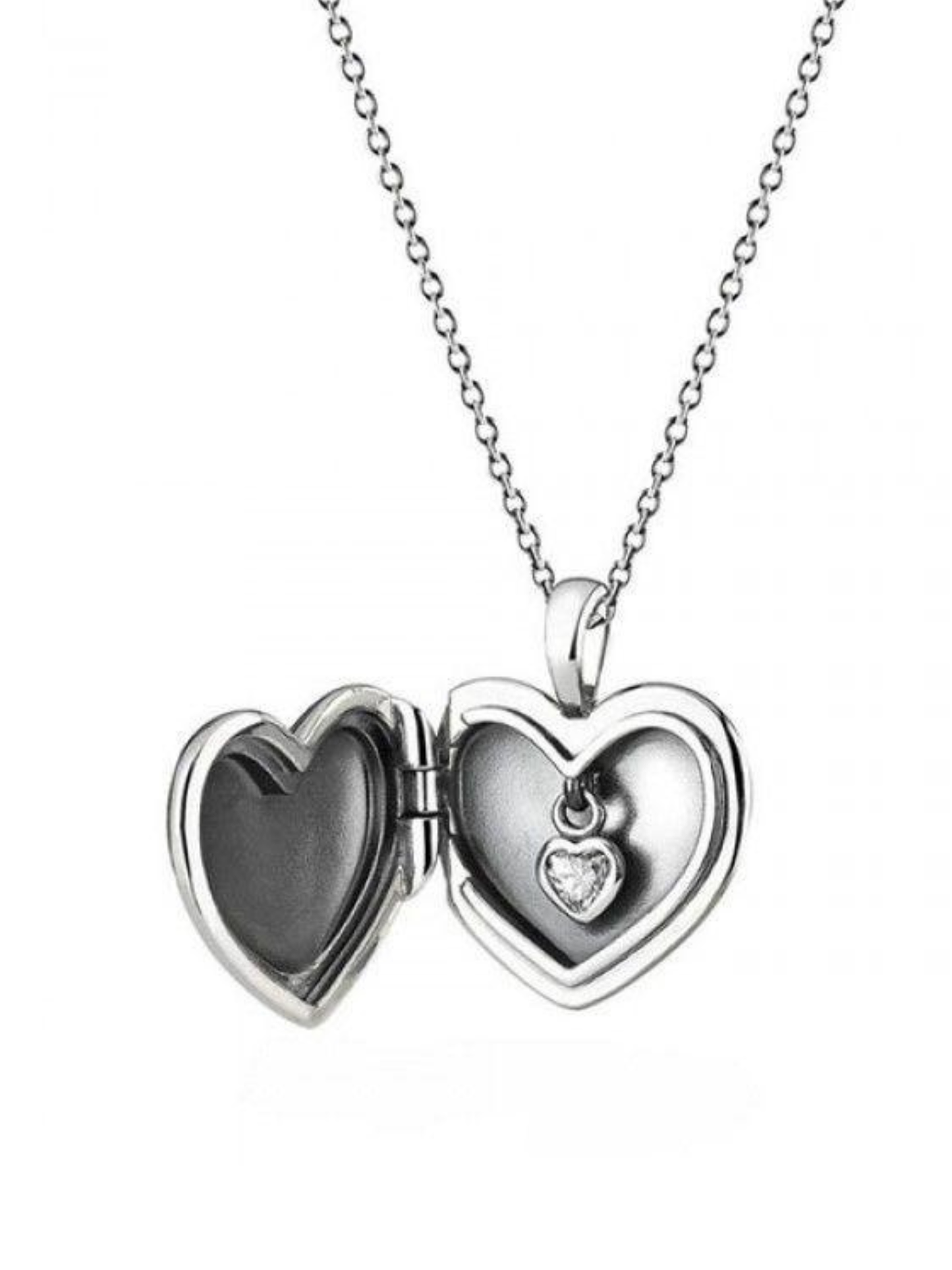 Collar Pandora con Dije Relicario Heart Locket