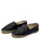 Alpargatas Negras Chanel Camellia (38)