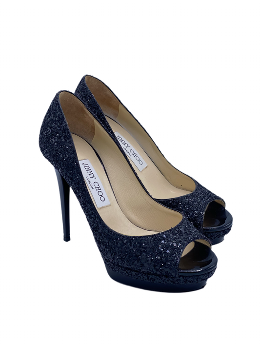 ⁠Sandalia Jimmy Choo Luna Sparkling (37.5)