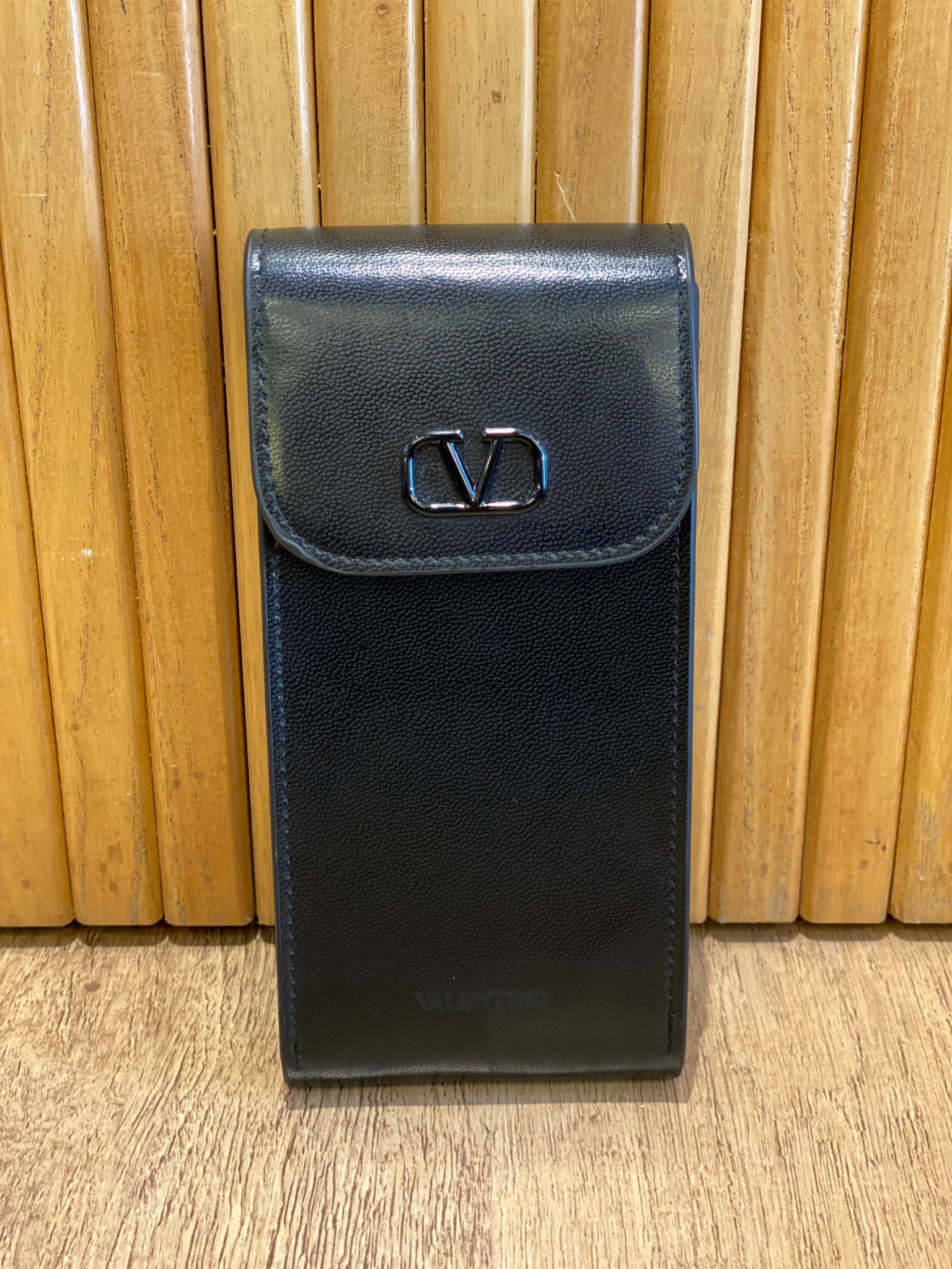 Porta Lentes Negro Valentino Garavani