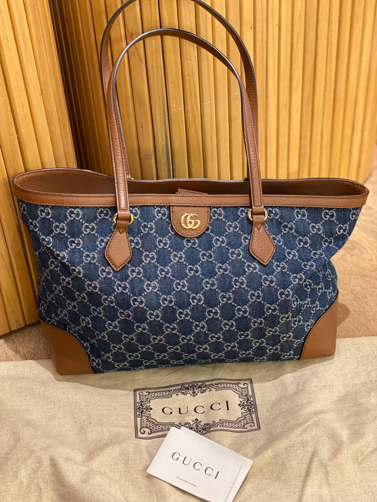 Cartera Gucci Ophidia GG Denim