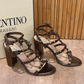 Sandalias Bronce Valentino Garavani Rockstud (37.5)