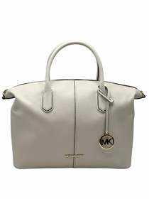 Cartera Blanca Michael Kors Hyde Large Satchel