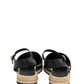Espadrilles Chanel CC Cap Toe Ankle Strap (41)