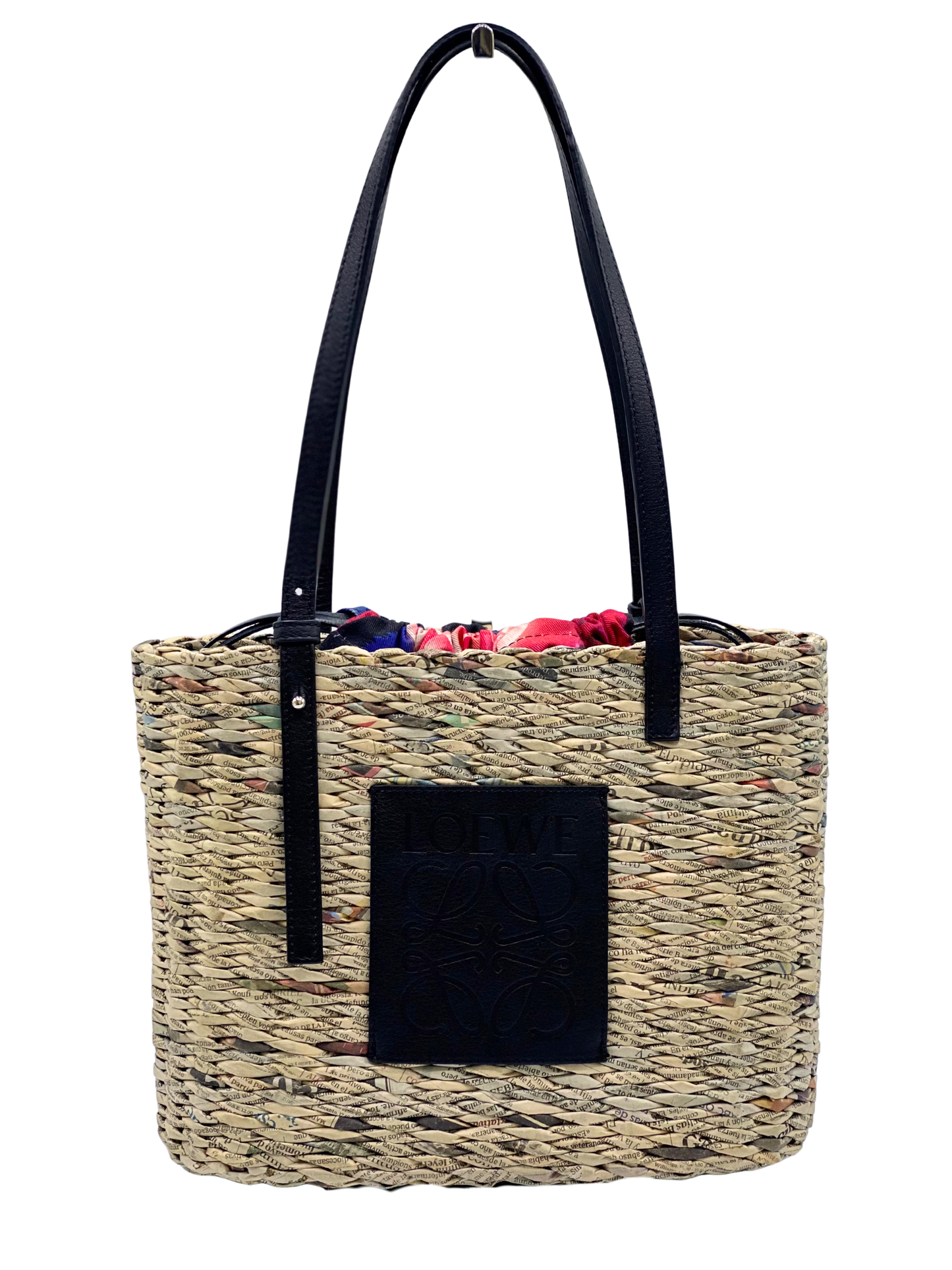 Cartera Loewe Newspaper Square Basket Bag + Organizador