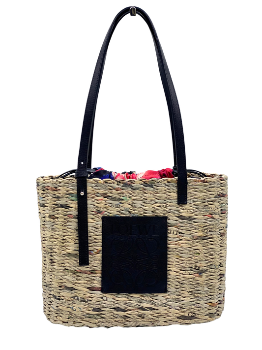 Cartera Loewe Newspaper Square Basket Bag + Organizador