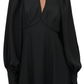 Vestido Midi Zimmermann Black Keyhole (M)