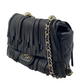 Mini Bolso Negro con Flecos Purificación García