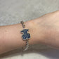 Pulsera Tous de Plata con Piedra Dumortierita