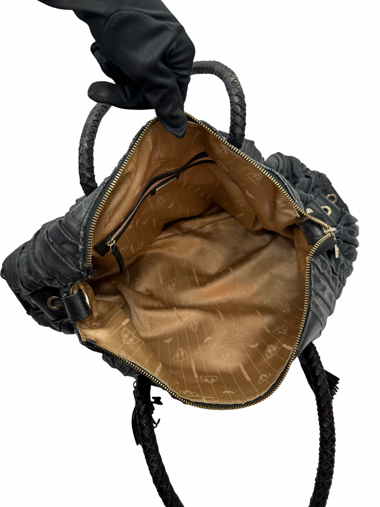 Cartera Negra Armani Exchage Vintage