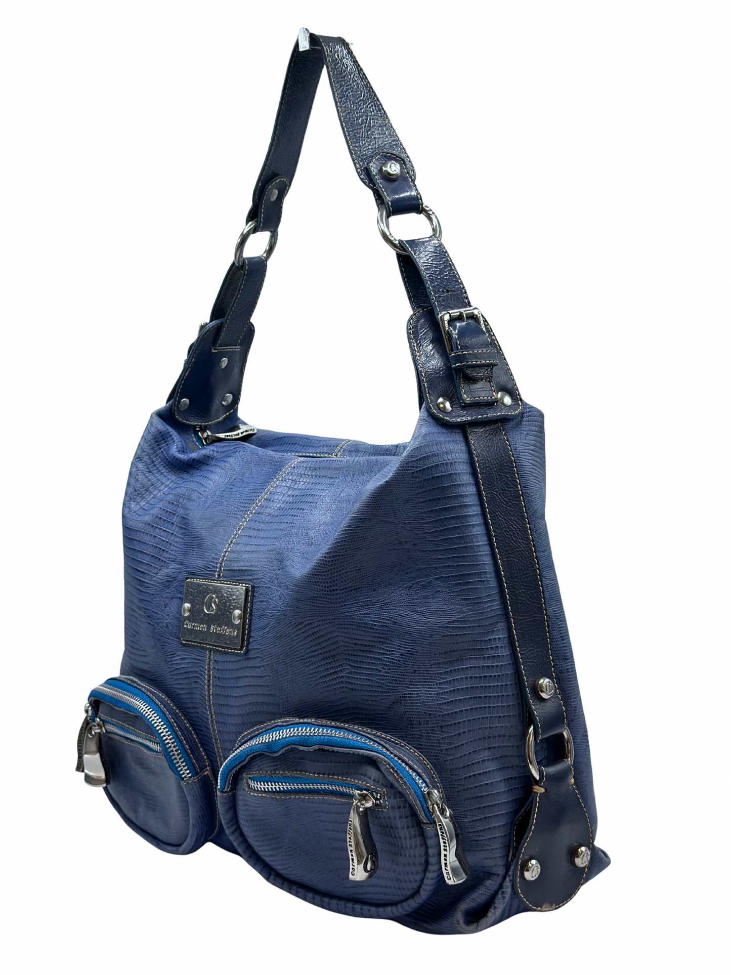 Cartera Azul con Bolsillos Carmen Steffens