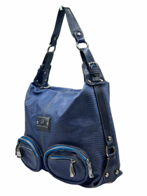Cartera Azul con Bolsillos Carmen Steffens