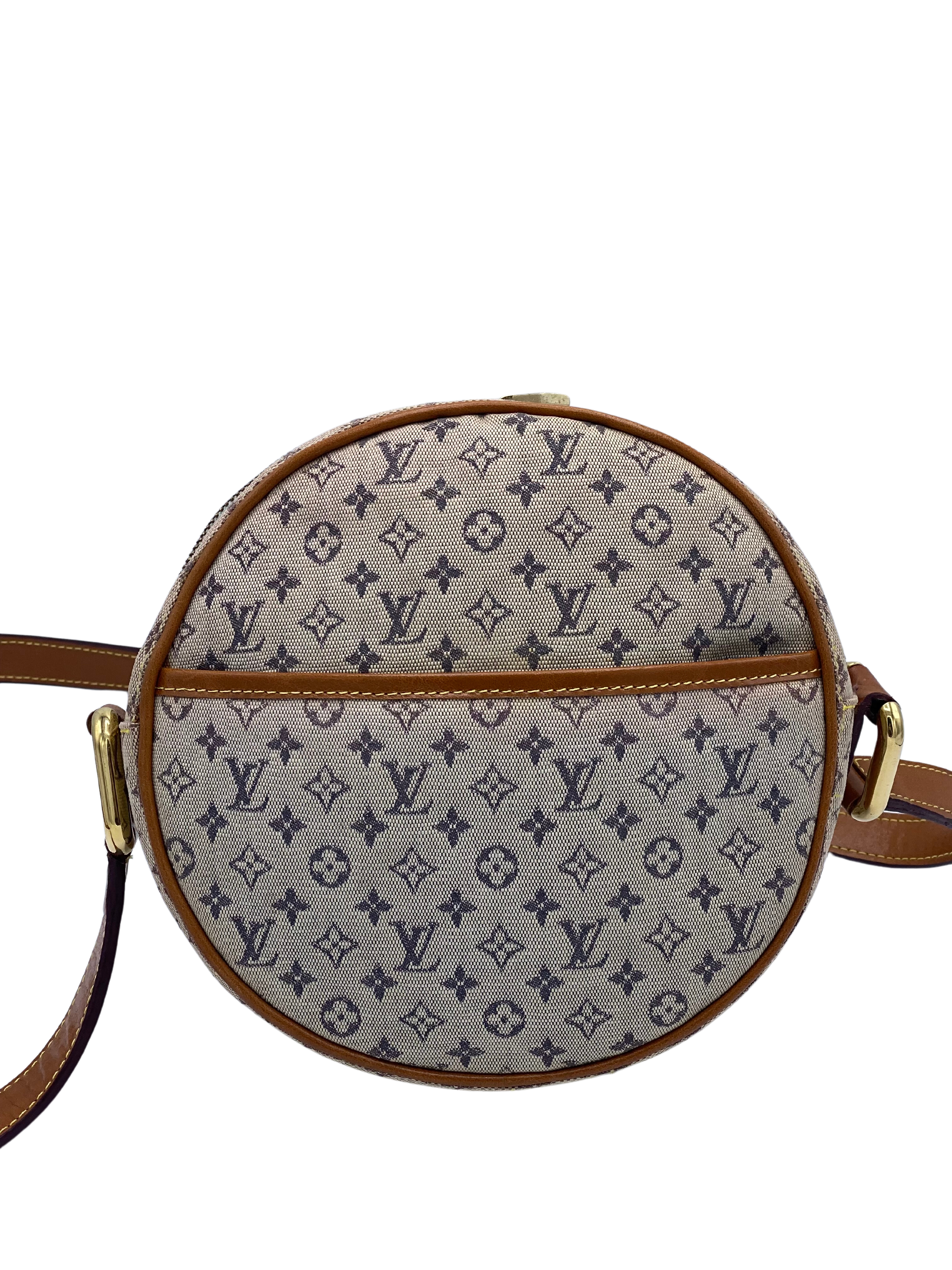 ⁠Bandolera Louis Vuitton Jeanne MM Blue Monogram