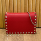 Bandolera Roja Valentino Garavani Rockstud