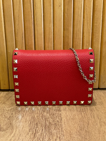 Bandolera Roja Valentino Garavani Rockstud