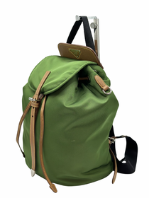 Mochila de Nylon Verde Prada