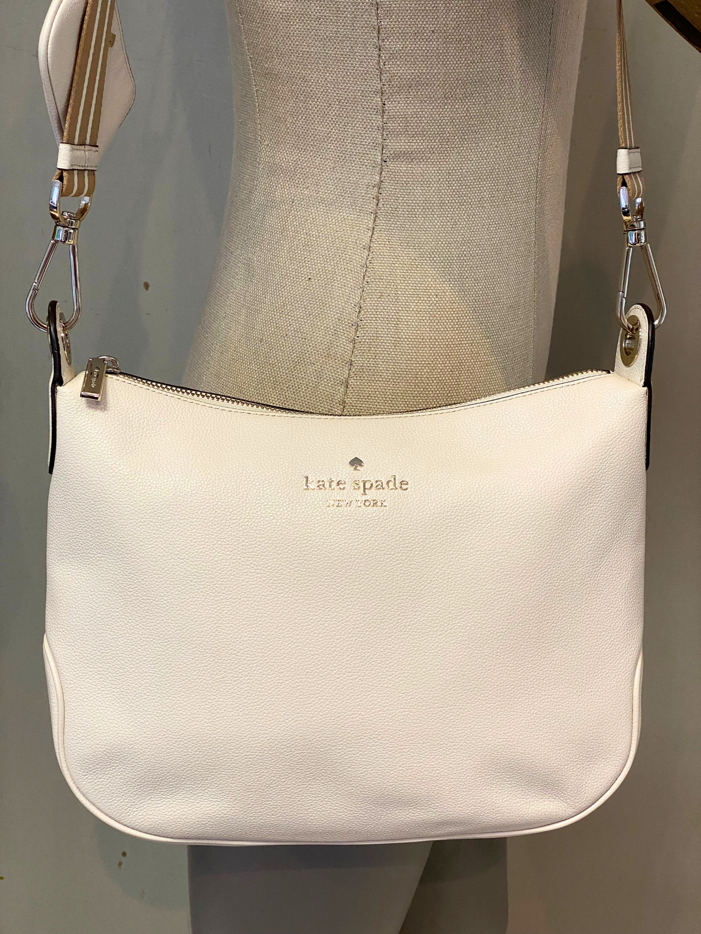 Bandolera Blanca Grande Rosie Kate Spade