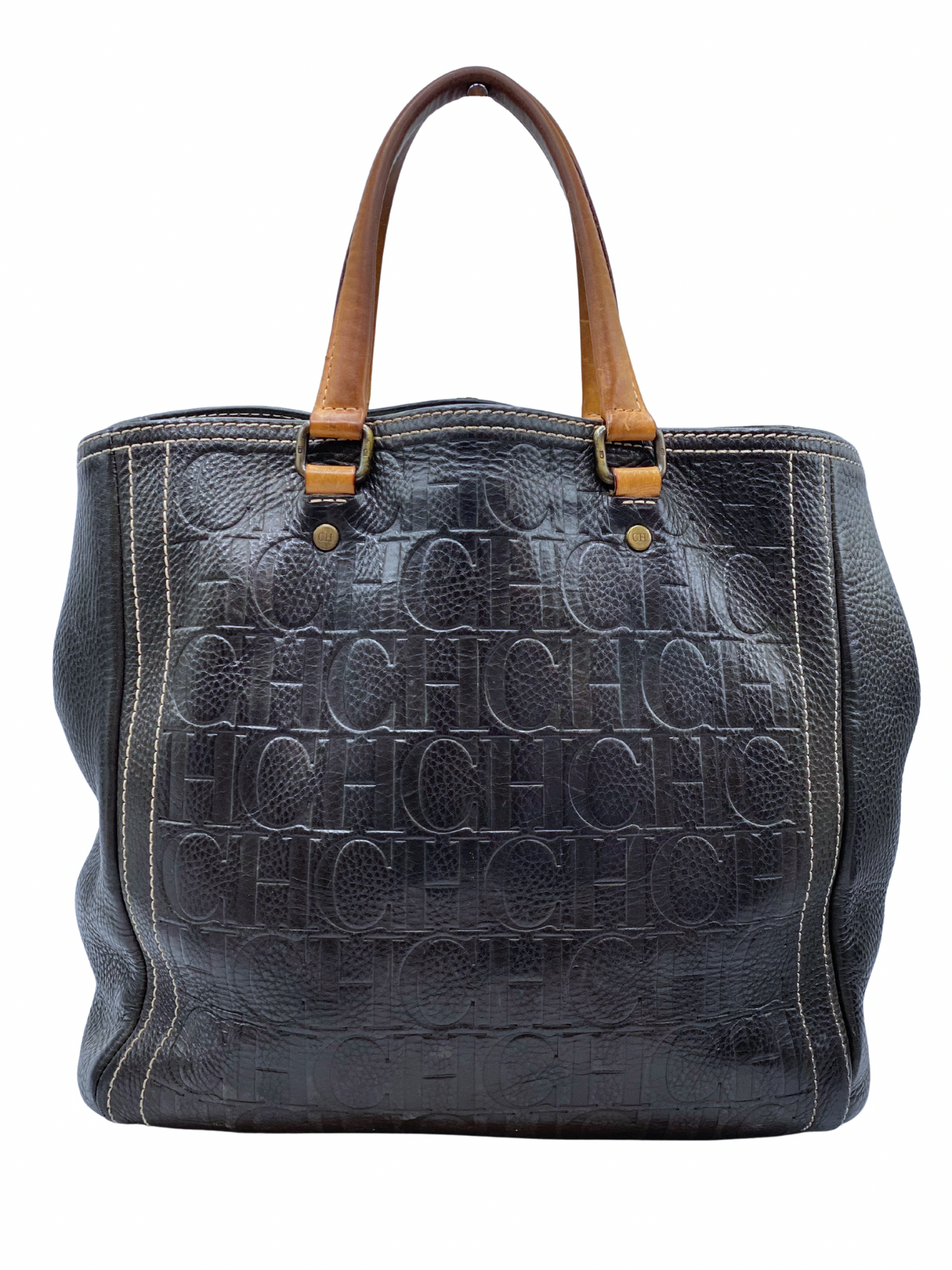 Bolso Negro Carolina Herrera Monogram