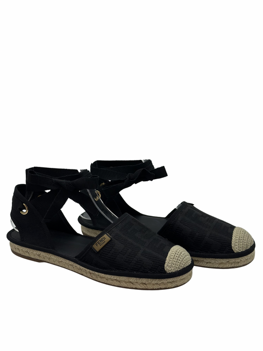 Espadrilles de Lona Fendi FF Logo (38)