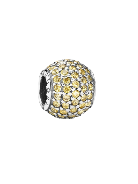 Charm Pandora Pavé Amarillo