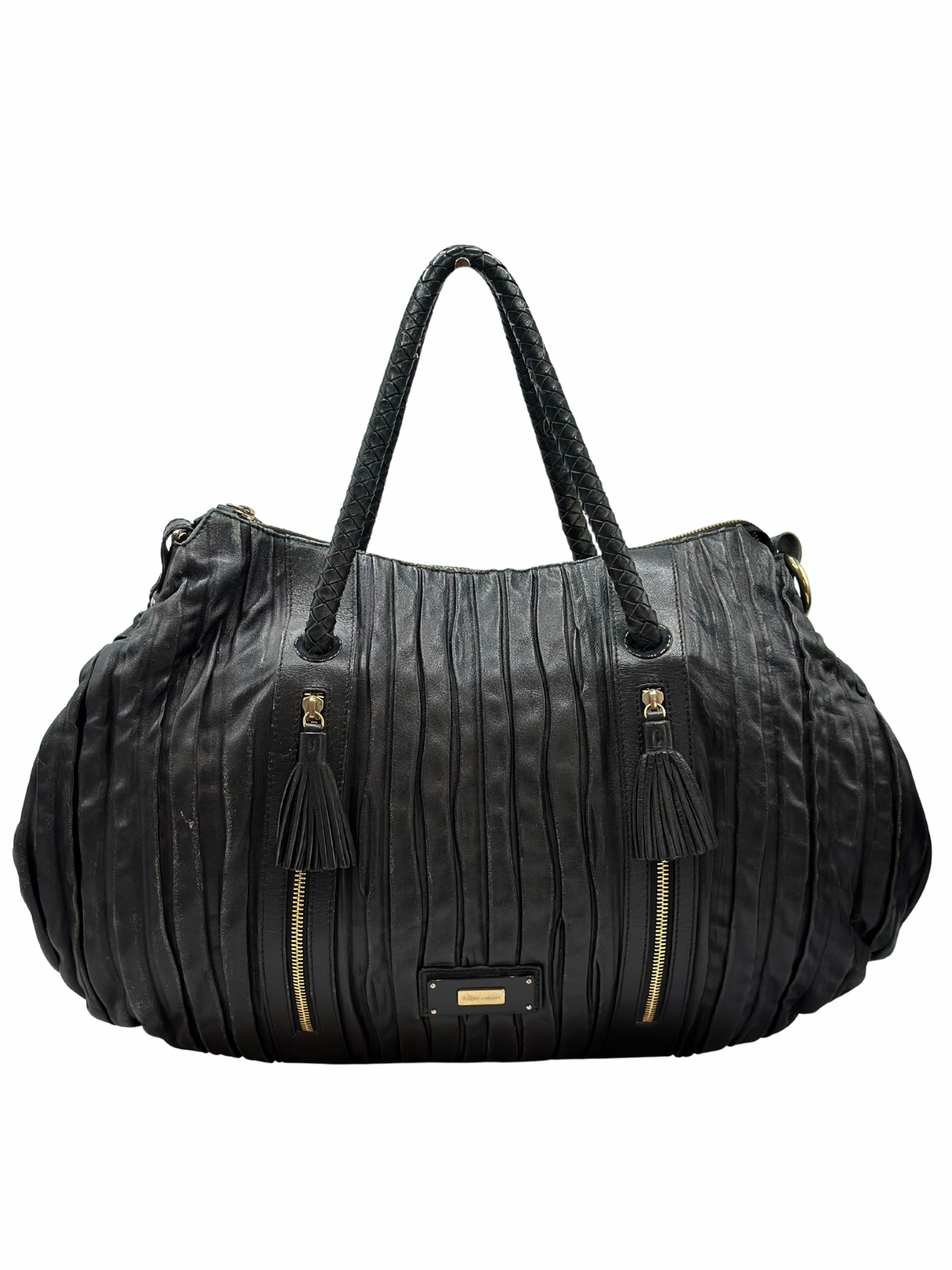 Cartera Negra Armani Exchage Vintage