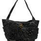 Cartera de Cuero Negra Carmen Steffens
