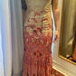 Vestido Victoria Maluff Combinado (Talle XS)