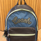 Mochila Coach Azul Vale Slingpack