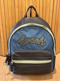Mochila Coach Azul Vale Slingpack