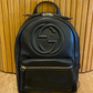 Mochila Negra Gucci Soho Interlocking