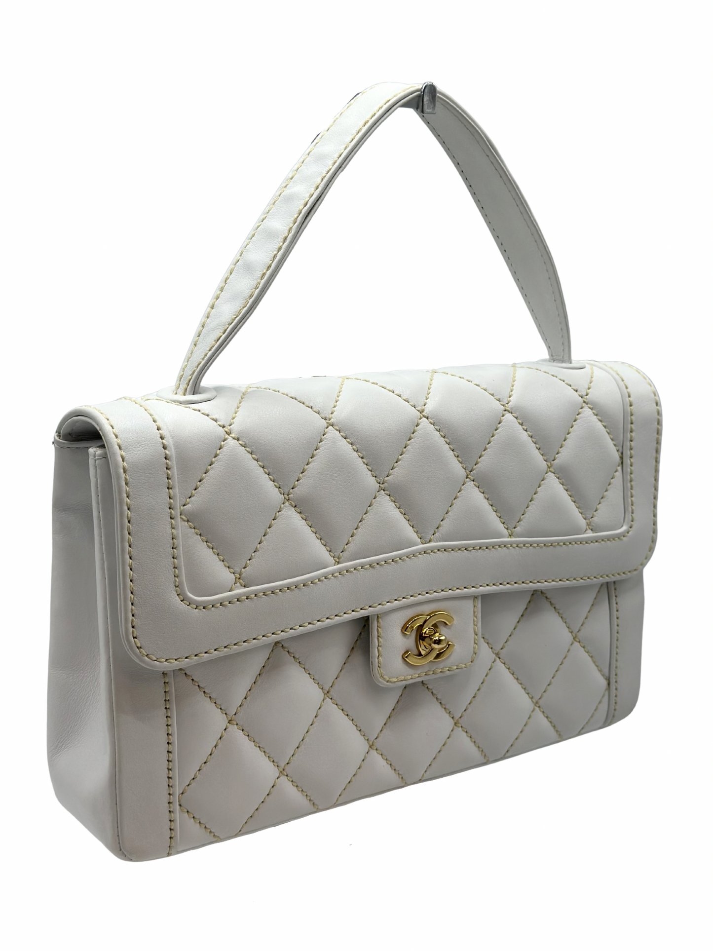 Bolso de Mano Chanel Wild Stitch Classic Flap
